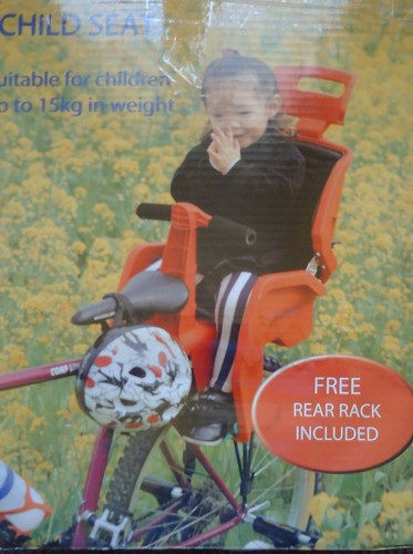 Child seat with alloy rack - with,
