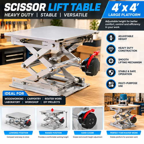 4x4in lift table scissor - lift,
