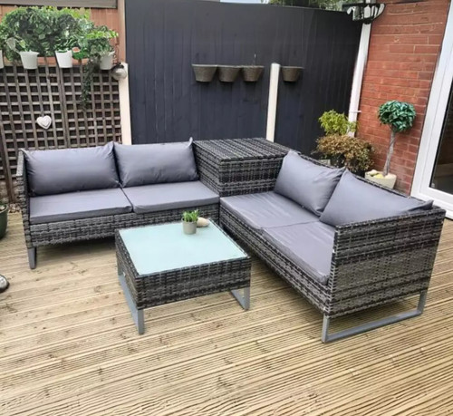 Rattan lounge set - set, corner
