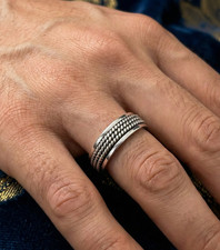 925 Sterling Silver Rotatable