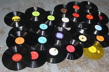 50 X Mixed 12” Vinyl Records Job Lot Bundle NoCover Arts Wedding Decoration etc