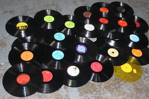 Mixed vinyl records - 50,