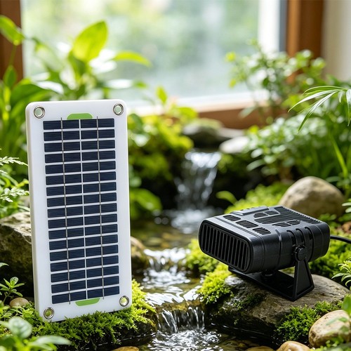 Solar fan heater - fan,
