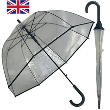 Large Dome Umbrella Clear See