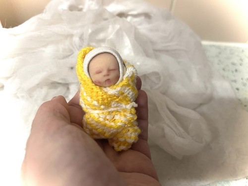 Polymer ooak baby - ooak, doll,bundle