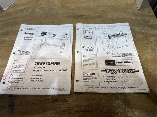 Sears craftsman manual - sears,