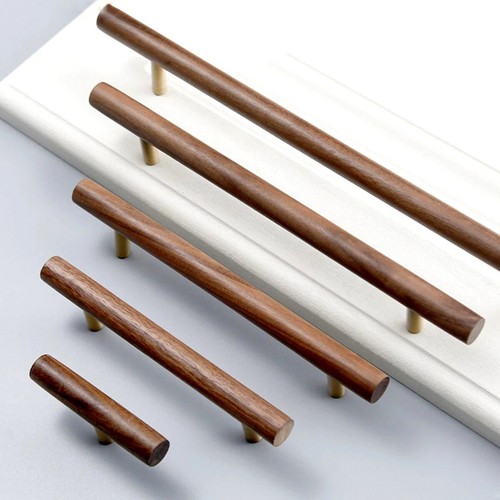 Walnut wood cabinet handles - wood,