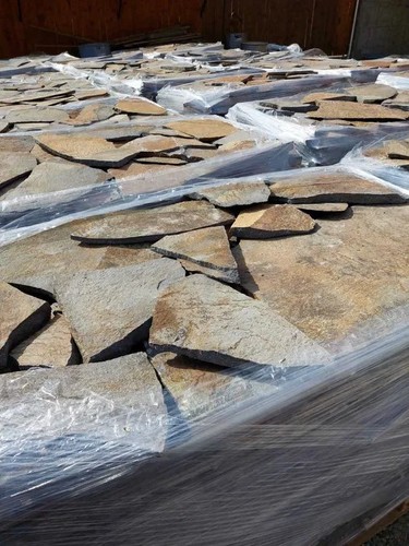 Slate paving stone slabs - paving,