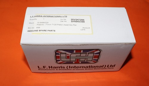 Triumph 650 20 - 0.20", pistons