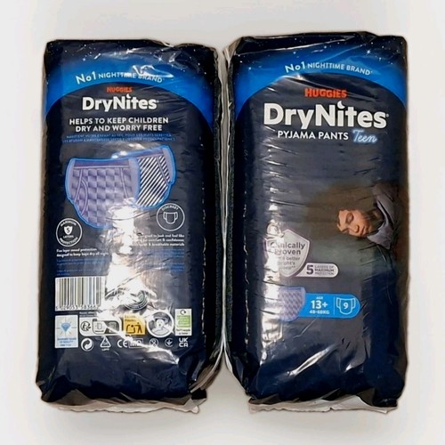 Packs huggies dry nites - 2,