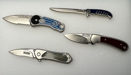 Lot buck knives lapel - lapel, hat
