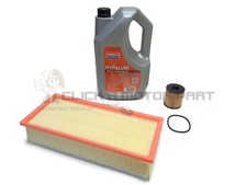 Fiat Scudo 2.0 Diesel 07-17 Oil And Air Filter & 5L 5W40 Synthetic Engine Oil