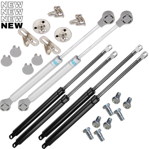 Hydraulic gas strut - hydraulic, spring