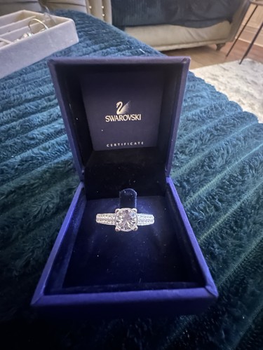 Genuine swarovski ring size - ring, 55
