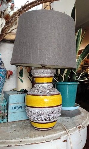 Vintage west german yellow - west,