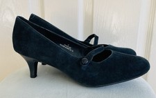 Footglove Women’s Mary Jane Navy Court Shoes Size UK6