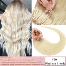 Premium Russian Nano Ring Tip Remy Micro Beads Highlight Human Hair Extensions