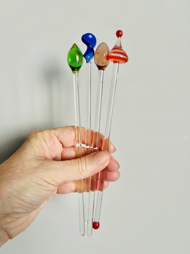 Hand blown glass - blown, stick