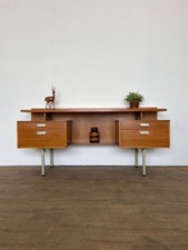 Vintage Mid-Century G Plan Limba Desk / Dressing Table by Leslie Dandy, UK 1960s