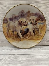 Labrador dog Porcelain plate