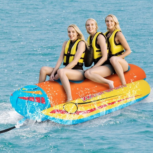 Inflatable banana boat cover - banana, w/cover