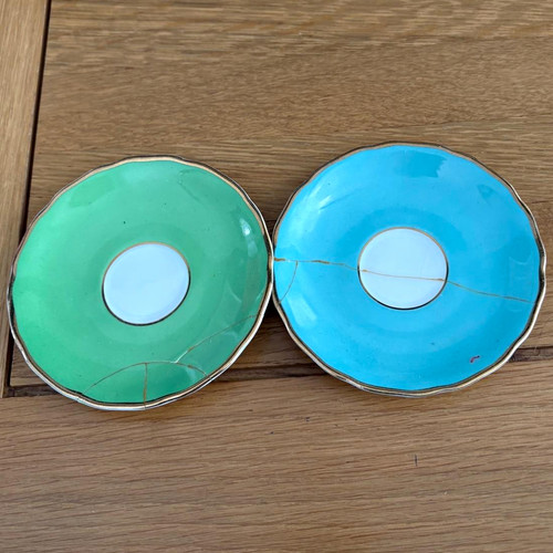 Vintage retro ceramic - 6x,