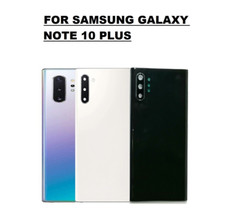 NEW Samsung Galaxy Note 10 Plus Back Rear Replacement Glass Cover+Camera Lens