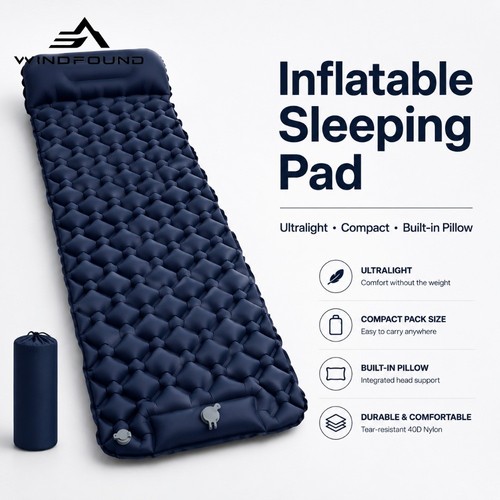 Inflatable mat camping - inflatable,