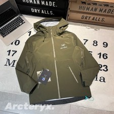Arc'teryx Beta LT Jacket GORE-TEX Men's Womens Embroidery Coat Army Green Size-S