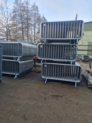 Pedestrian barriers crowd - pedestrian,