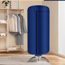 Portable Electric Heated Clothes Dryer & Cover Indoor Home Use Lightweight 1000W