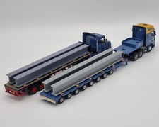1/76 scale RSJ Girder Flatbed/Nooteboom Truck Load OO Gauge