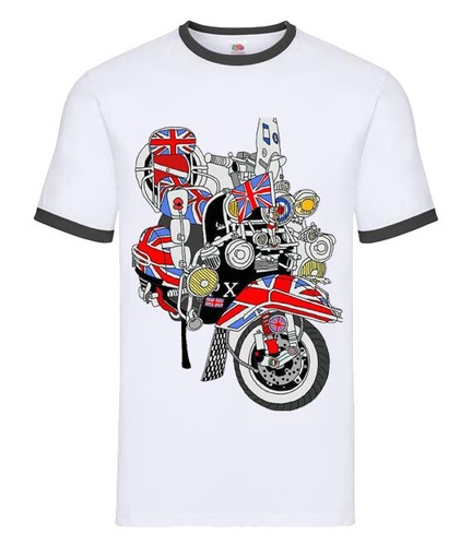 Mod scooter union jack - scooter, uk