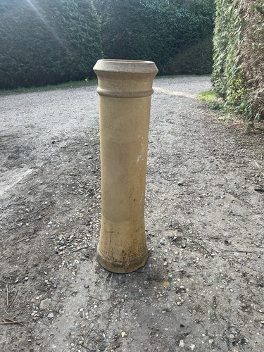 Tall buff chimney pot - tall,
