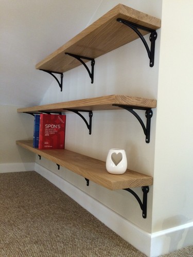 Solid oak floating shelf - solid,