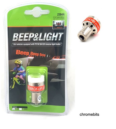 12v led reverse beeper back - led,