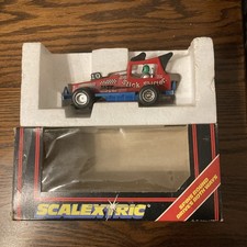 Scalextric C285 Super Stox Stick Shifter Stock Car Red Boxed VGC see pics 