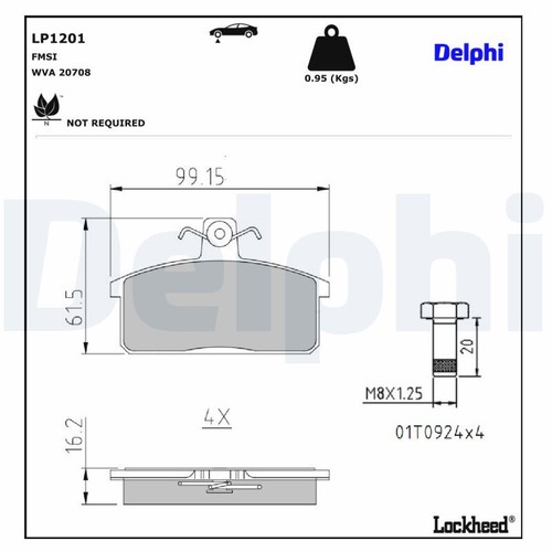 Disc brake pad - disc,
