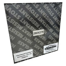 CHIMSOC Stove Glass - Charnwood Country 4 / Grosvenor / C4 & C6 (280mm x 275mm)