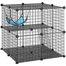 PawHut 2-Tier Indoor Cat Cage