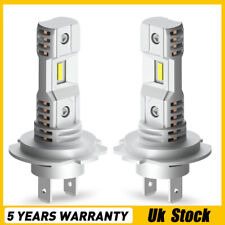 2x H7 LED Headlight Bulb Kit High Low Beam 200W 40000LM Super Bright 6500K White