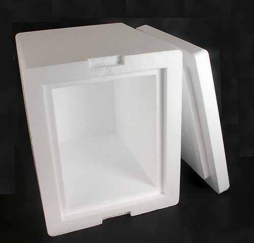 Styrofoam cooler insulated - styrofoam,
