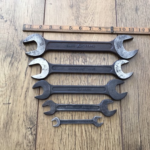 Vintage snail brand spanners - snail,