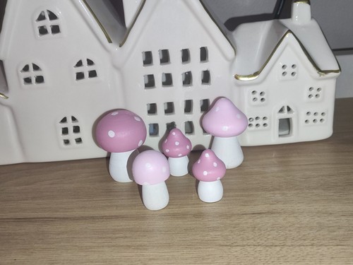 Wooden toadstools mushrooms - wooden,
