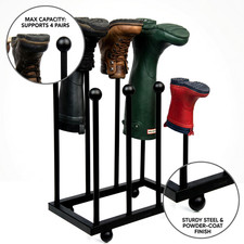 4 Pair Wellington Boot Shoe