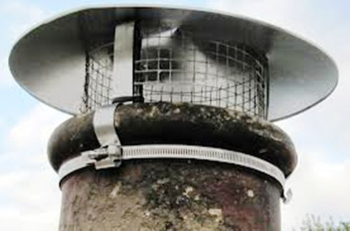 Chimney cowl bird guard multi - guard,