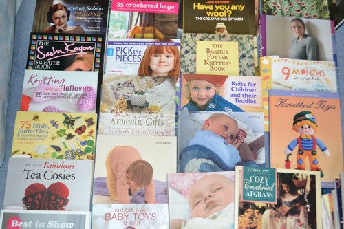 Knitting crochet books - &,