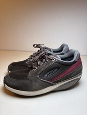 MBT 1996 classic trainers UK 4 grey/Burgandy rare low top rocker sole posture 