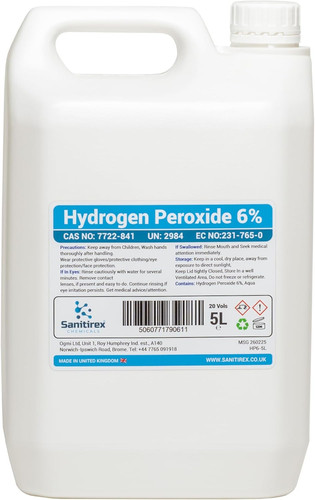 Hydrogen peroxide 20 vols - 6%,