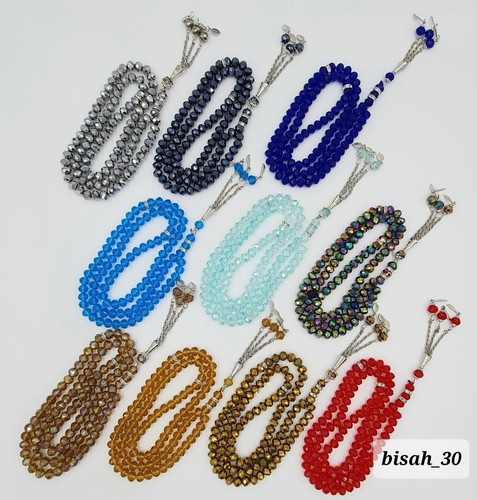 Crystal tasbih beads - 99,